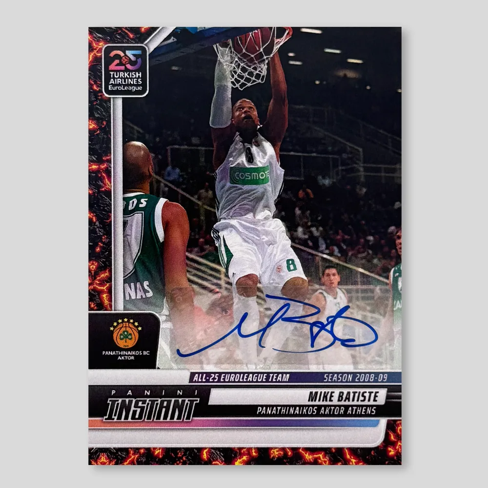 2024 Panini Instant EuroLeague Mike Batiste All-25 EuroLeague Team, Raw