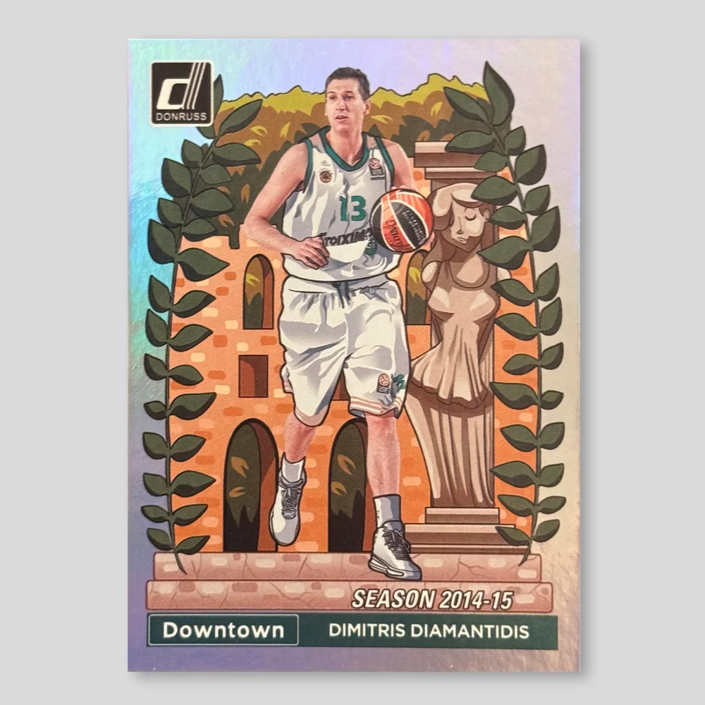 2024 Panini Donruss EuroLeague Dimitris Diamantidis Downtown, Raw
