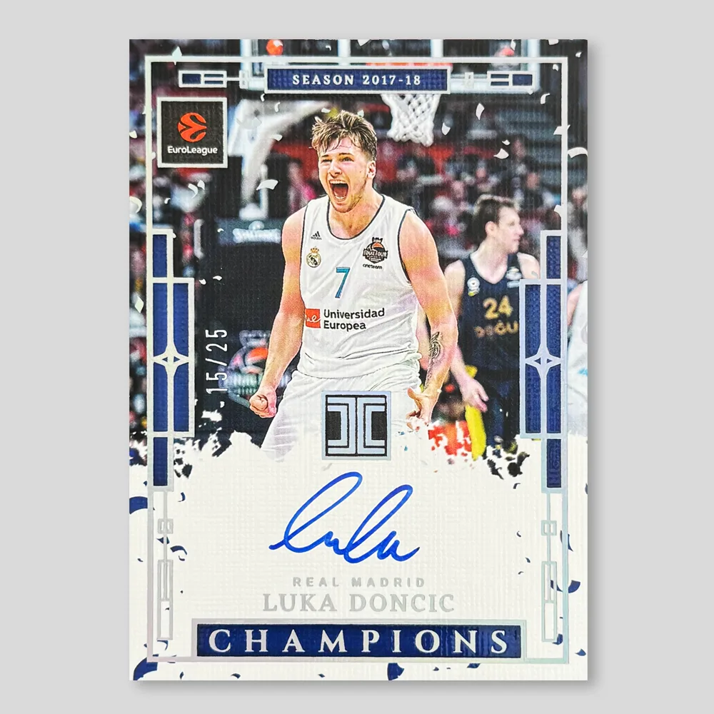 2024 Panini Impeccable EuroLeague Luka Doncic Champions Autographs, Raw