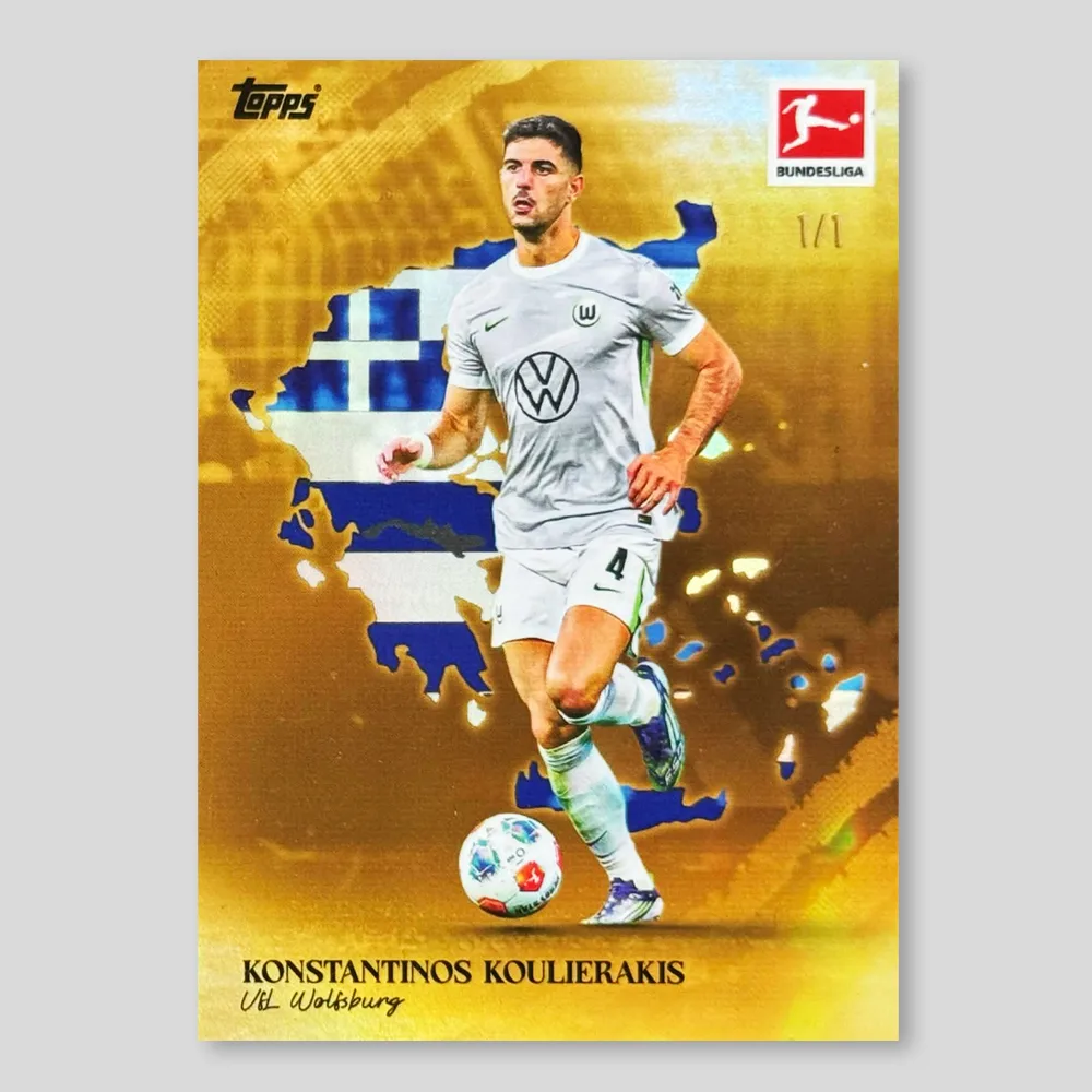 2024 Topps Bundesliga Konstantinos Koulierakis Gold, Raw